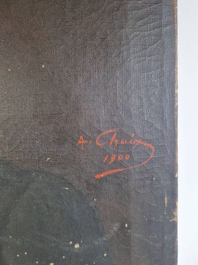 Lot comprenant : 

CHAIX Auguste (1860-1922)
Femme...