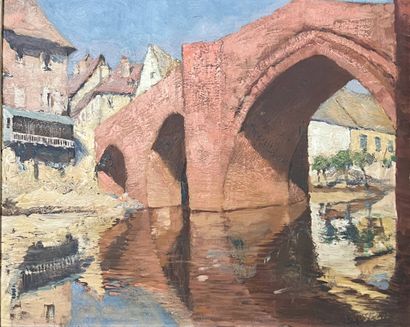 MUSELIER Amédée (1877-1949)
Pont rose
Huile...