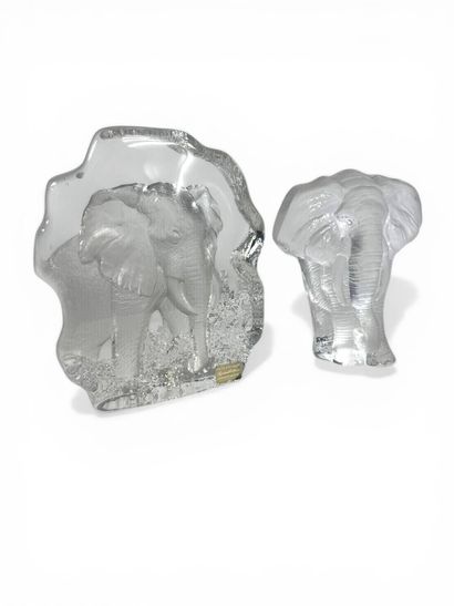 MATS JONASSON - Suède 
- Sujet en cristal...