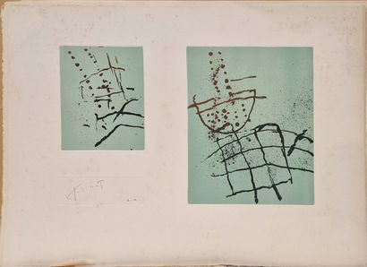TAL-COAT Pierre (1905-1985)
pièges
Eau forte...