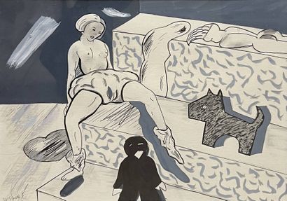 DESSONS Pierre (1936-2022)
Le petit chien,...