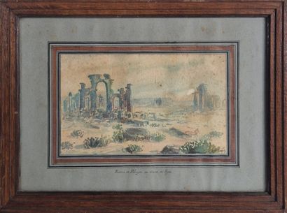 ECOLE MODERNE [L. BIBAUT?] 
Ruines de Palmyre...