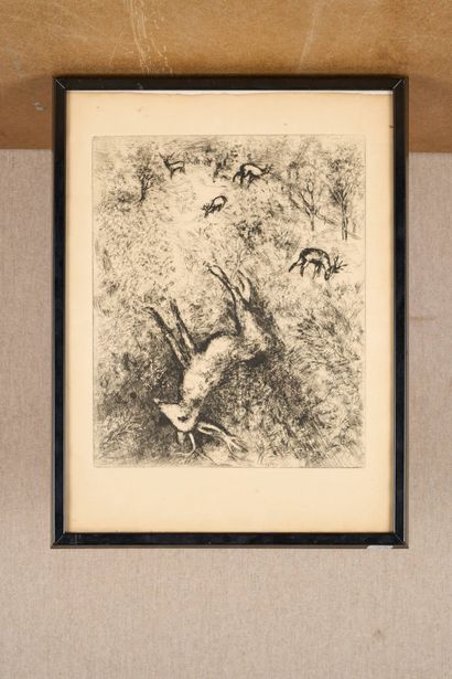 CHAGALL Marc, 1887-1985, 
Le cerf malade,...