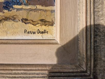 OUALLE Pierre (XX)
Maison au milieu des arbres,
huile...
