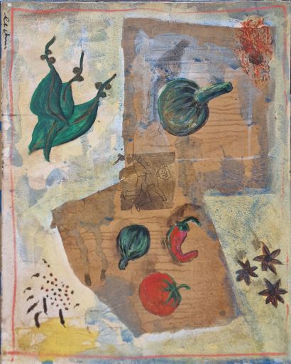CHENU Didier (b. 1956)
Sunday souk 
Mixed...