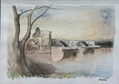 DELAPLACE Armelle (XX-XXI)
Le pont - Place...