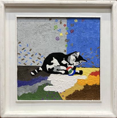 LAFORTUNE Jacky (né en 1946)
Le chat, 2018
peinture...