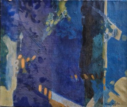 LARRIERE Henri (1935-2024)
Composition bleue,...