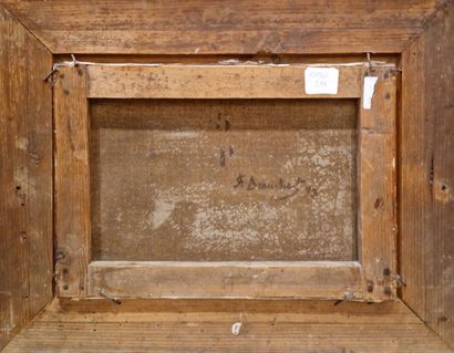 Late 19th century school
Gondola ride
Oil...