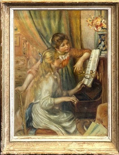 RENOIR Auguste, d'après 
Jeunes filles au...