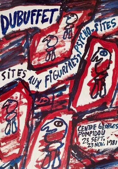 DUBUFFET Jean
Affiche originale, Centre Georges...