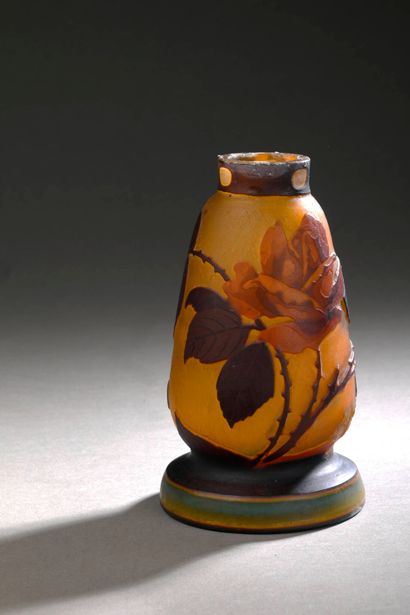 MULLER FRERES – LUNEVILLE 
	Vase postérieurement...
