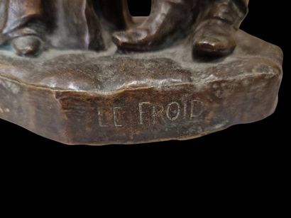 BLOCHE Paul Roger (1865-1943)
Le Froid
Groupe...