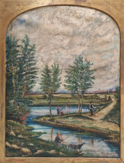 AESCHLIMANN René (XX)
Fishermen in view of...