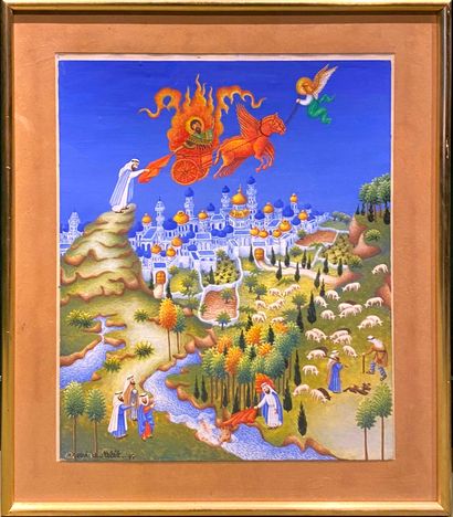 PETIT Danielle (1921-1997)
L’Ascension d’Élie...