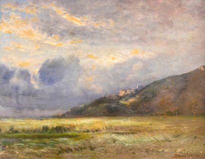 MAGLIONE André, 1838-1923, 
Ciel d'orage...