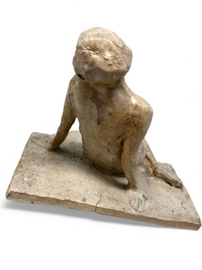 REGNAULT Georges (1898-1979)
Nu féminin assis,
terre...