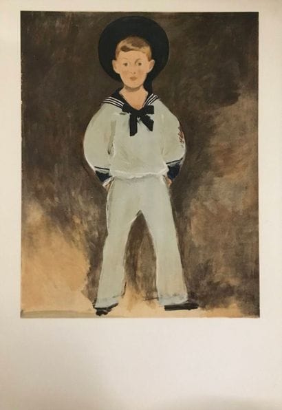 MANET Edouard, d'après 
Lithographie sur...