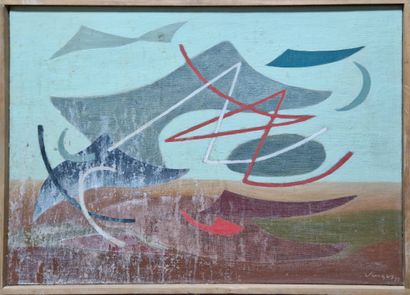 VARGAS (XX)
Sans titre, 1937,
huile sur toile...