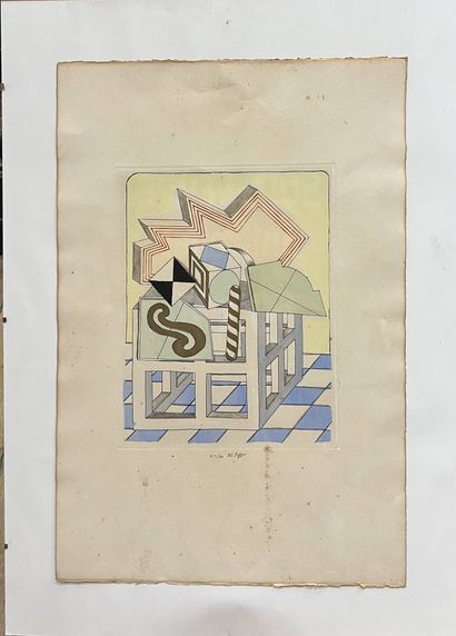 DEL PEZZO Lucio (1933-2020)
Composition II,...