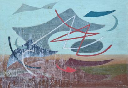 VARGAS (XX)
Sans titre, 1937,
huile sur toile...