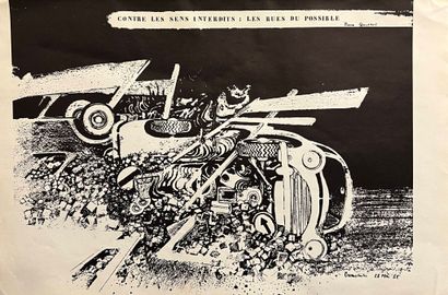 MAI 68 - AFFICHE
CREMONINI Leonardo, d'après
Contre...