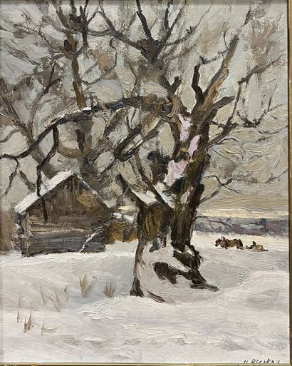 YABLOKOV Nikolaï (né en 1922)
Journée d'hiver...