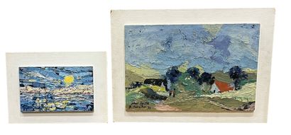HUNZIKER Hans (1927-1987)
L'entrée du village,...