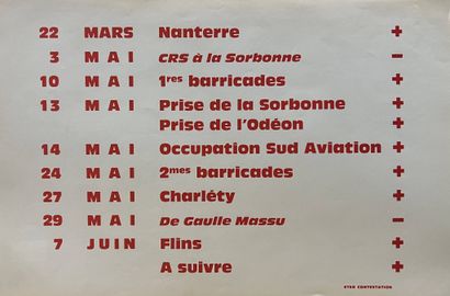 MAI 68 - AFFICHE
ANONYME
Calendrier de la...