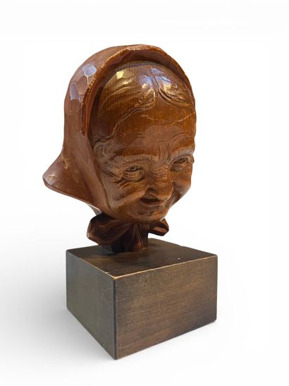 MORODER Albin (1922-2007)
Femme au foulard
Tête...