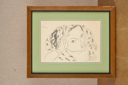 MATISSE Henri, d'après, 
L'orientale, 1943,
lithographie...