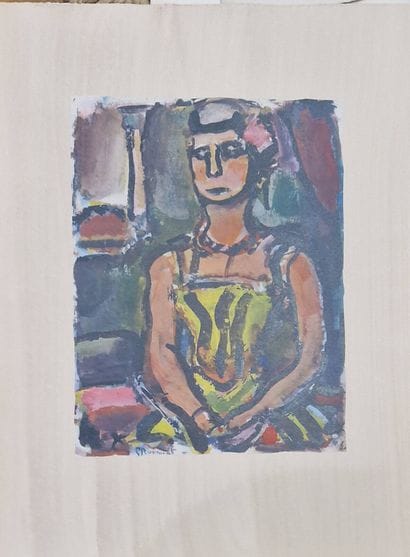 ROUAULT Georges, d'après
Madame Yxe, 1943
Héliogravure...