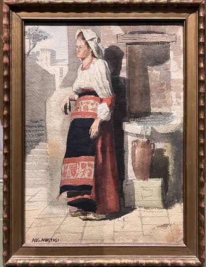 ANASTASI Auguste (1820-1889) 
Italienne à...