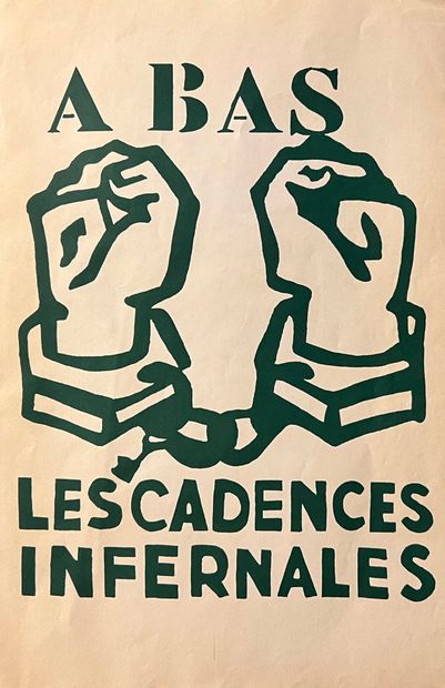 MAI 68 - AFFICHE
ANONYME
A bas les cadences...