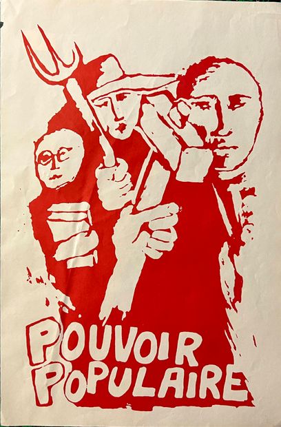 MAI 68 - AFFICHE
ANONYME
Pouvoir populaire
Affiche...