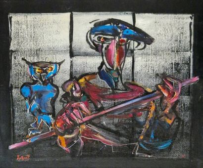 PAVLOVIC Zoran (1932-2006)
Personnage aux...