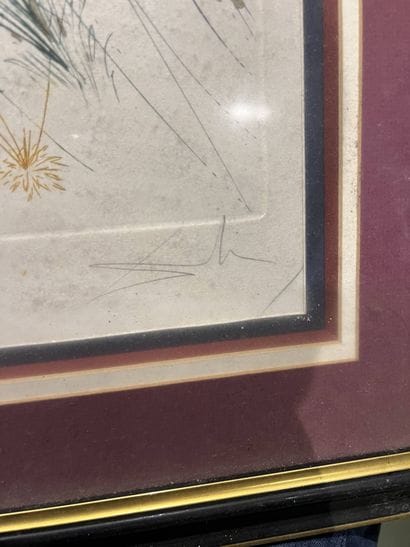 DALI Salvador, d'après 
La bien-aimée se...