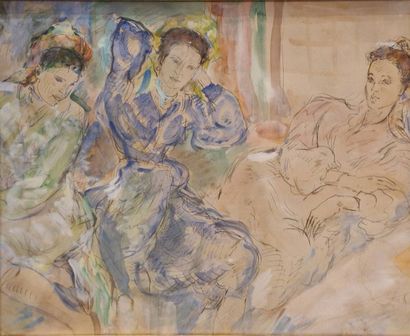 SPIELMANN Oskar (1901-c.1975)
Trois femmes...