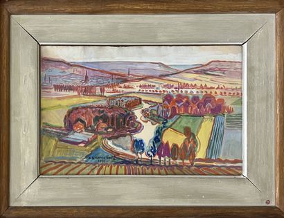 TOURTE Suzanne (1904-1979)
Landscape of the...