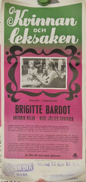 [BRIGITTE BARDOT - AFFICHE DE CINEMA]
Rare...