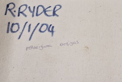 RYDER Ross (XX)
Sans titre, 10/1/04
Peinture...