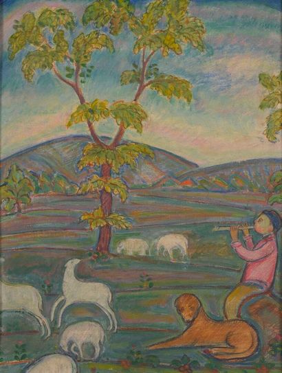 SCHLEIFER Savery, 1888-c.1943
Pastorale
huile...