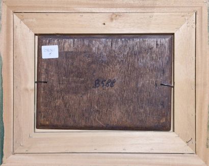 PILATI F.(1948) 
Bord de mer 
Huile sur panneau,...