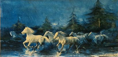PALMERO DE GREGORIO Alfredo, d'après
Chevaux...