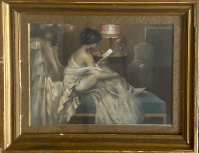 ENJOLRAS Delphin, d'après 
La chambre 
Reproduction...