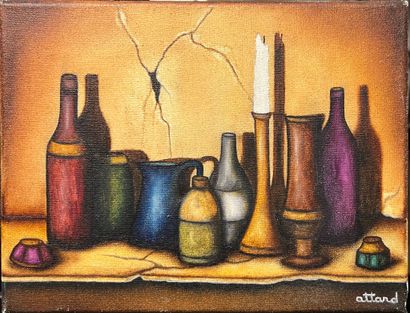 ATTARD (XX-XXI)
Still life with candlesticks,2008
Oil...