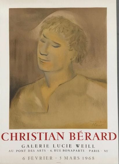 BERARD Christian 
Affiche en lithographie,...