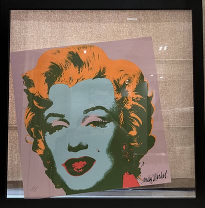 WARHOL Andy, d'après,
Marylin, 
impression...