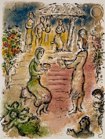CHAGALL Marc 
The Palace of Alkinous, 1975
Lithographie...