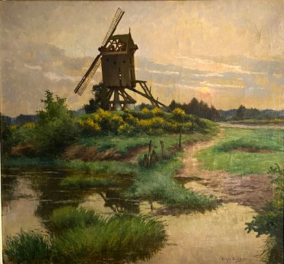 BYTEBIER Edgar (1875-1940)
Landscape with...